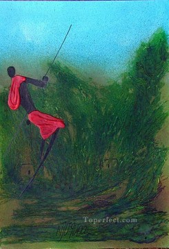 アフリカ人 Painting - Njuna3 アフリカ人